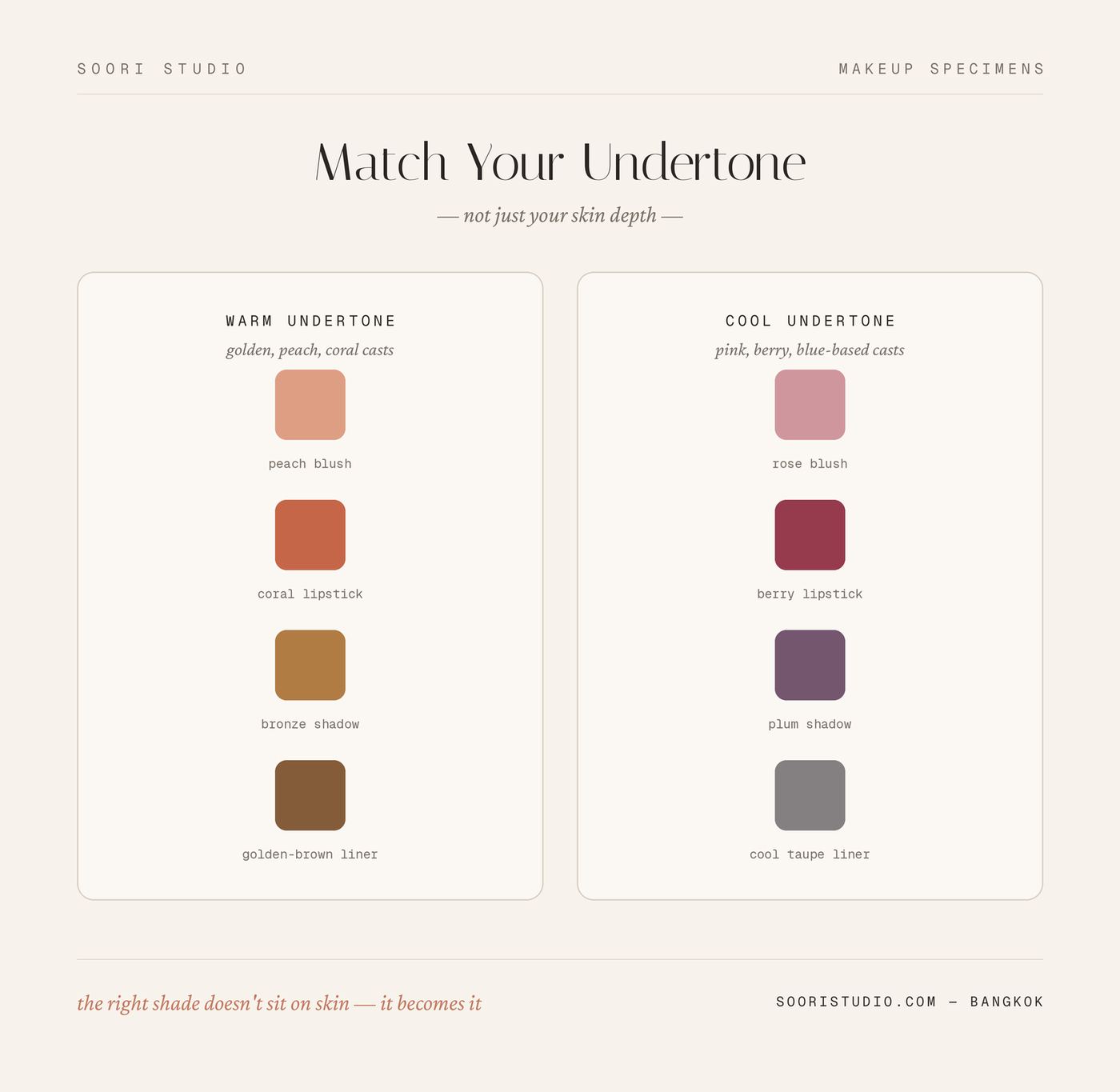 Best Makeup Colors for Your Undertone